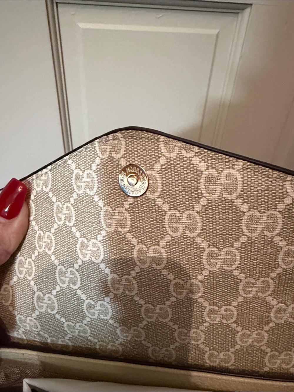 Gucci ophidia pochette in beige and oatmeal supreme - Picture 11 of 11